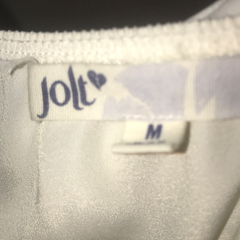 JOLT Yellow w Black & White Stripes Mini Dress - Picture 6 of 7